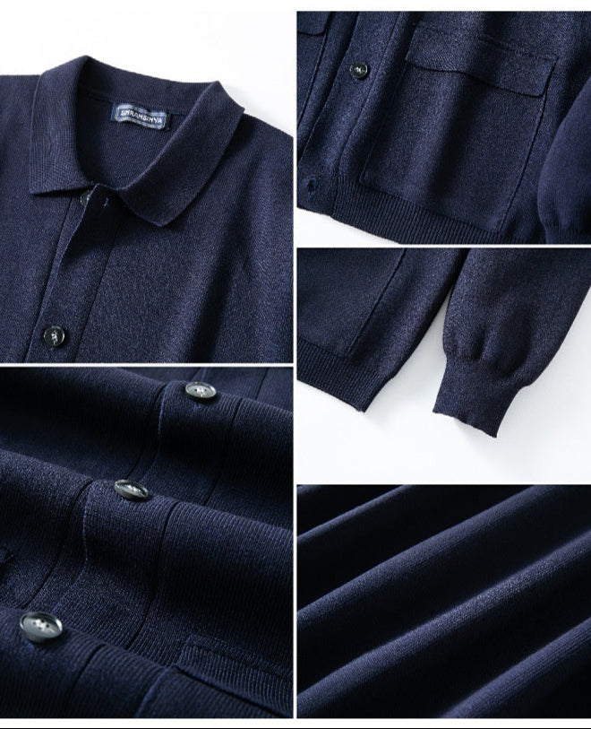 Charlie | Men's Button-Front Cardigan Sweater